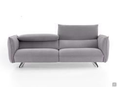 Exeter sofa with adjustable backrests in Mystic 21 fabric