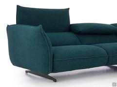 Sofa proportions Exeter with raised backrest and outwardly reclining armrest