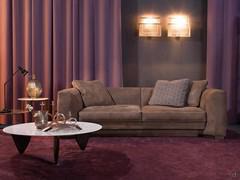 Preston 3-seater linear sofa with low backrest aligned with armrests