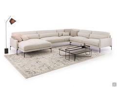 Maxime sofa with neutral-tone upholstery