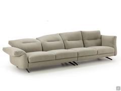 Carnaby sofa with folding backrests and armrests