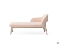 Sophos wooden leg dormeuse to match the sofa from the same collection