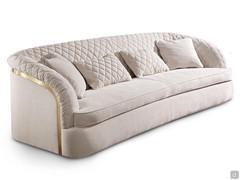 Portofino sofa with elegant quilting effect on the back