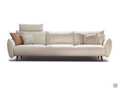 Malibù linear 3-seater sofa 294 cm (with 21 cm armrests)