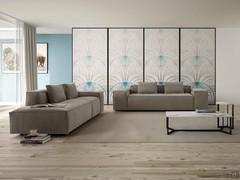 Couple of Square sofas in models linear and L-shaped