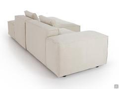 Rear view of the Square modular sofa