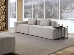 Sectional sofa Square here in a linear version with an open side without an armrest