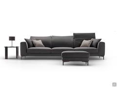 Foster linear 3-seater 287 cm sofa with pull-out seats and reclining backrests