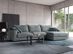 Sofa Strip 310 cm wide and composed of end piece 200 cm and chaise longue 110 x 162 cm