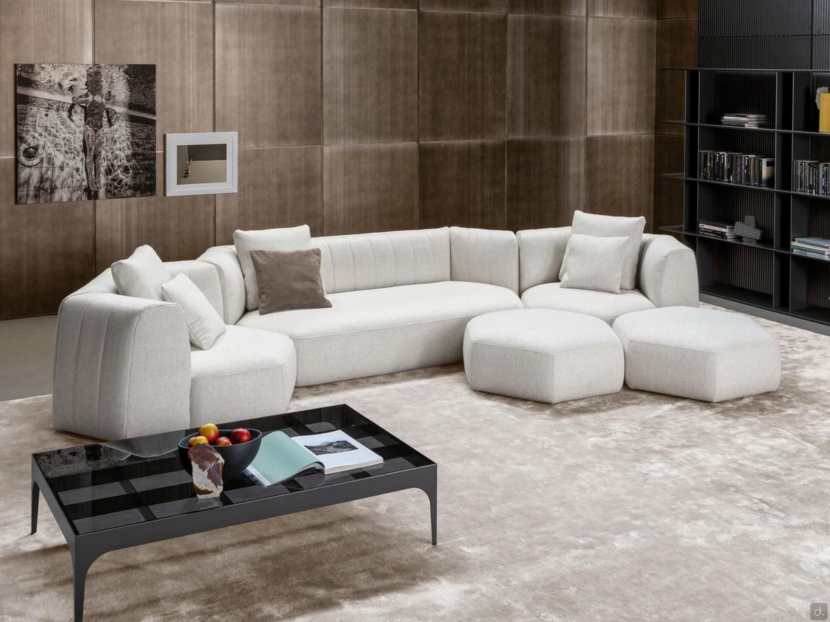 Panorama New sectional sofa with hexagonal shape