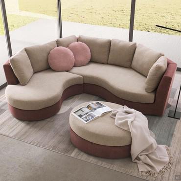 Curved corner sofa Ravel