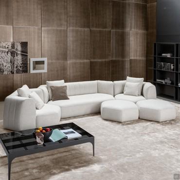 Panorama New sectional sofa with hexagonal shape