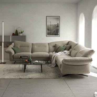 Carnaby folding sofa with backrests and armrests