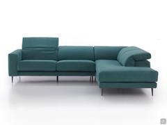 Front view of the Kimi meridenne corner sofa