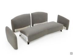 Gilmour sofa that can be dismantled into its main components