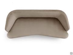 Banus in shaped sofa version with symmetrical armrests and deep seat