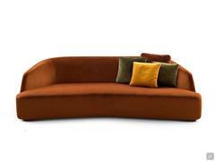 Banus 2/3-seater sofa in the 250 cm symmetrical version and 100 cm deep with moulding and 90 cm depth in the centre