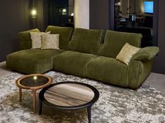 Nevis 3-seater sofa upholstered in Morris green chenille fabric