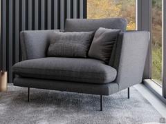 Armchair Lars by Bonaldo, which can be coordinated with the sofa or purchased independently