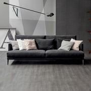 Paraiso fabric linear sofa with visible feet