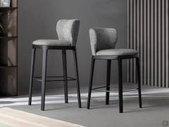 Elegant Scandinavian-style stool Joy Too by Bonaldo