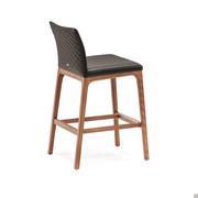 Cattelan's Arcadia stool with quilted backrest