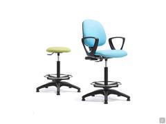 Office stool Lybra swivel and elevating