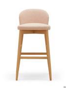 Sophos modern kitchen stool with four legs skilfully polished by expert craftsmen