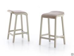 Bryanna backless high stool with practical footrest to match the legs