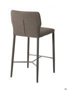 Rear view of Denali fully upholstered bar stool