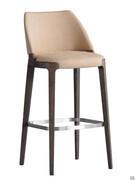 Velis stool in the version with seat and back entirely upholstered in fabric