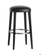 Velis backless circular stool, seat height 76.5 cm for snack bar top