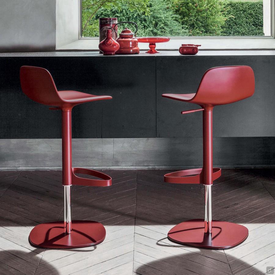 Bonnie adjustable swivel stool by Bonaldo