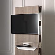 Tour's modern design with hiding cable management system and lateral vertical bookcase