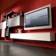 Swing adjustable and extendible wall TV stand