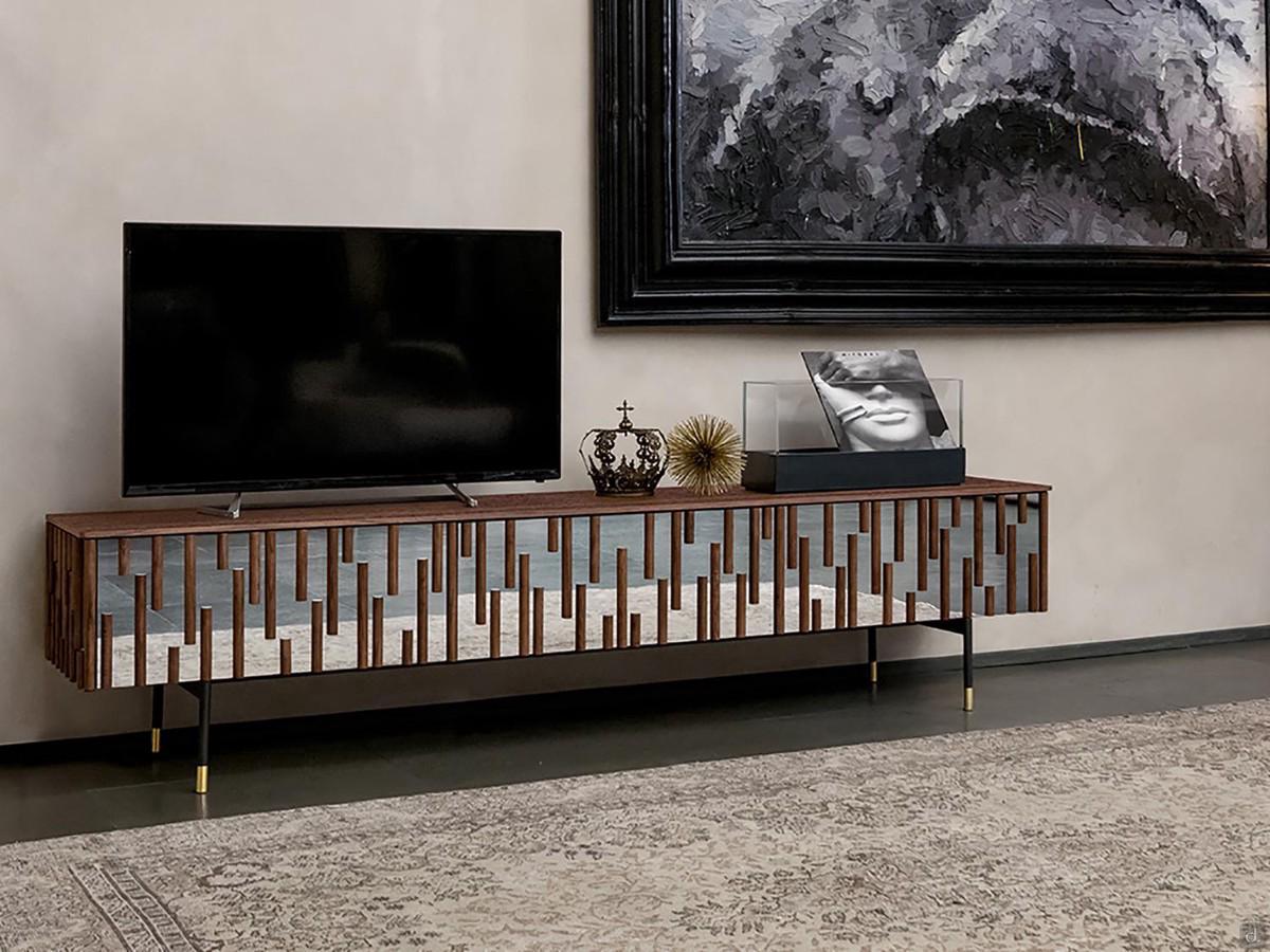 Drops modern TV cabinet with 3 spacious drawers