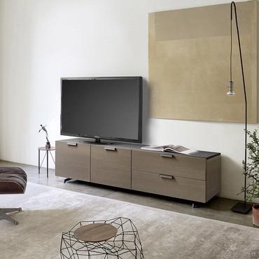 Fly Deluxe TV cabinet with door and drawers