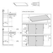 Betis wardrobe - specific measurements and positioning for the desk with wall-mounted upright