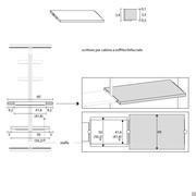 Betis wardrobe - specific measurements and positioning for the desk with ceiling-mounted upright