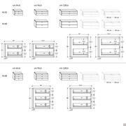 Betis wardrobe - specific measurements for the set of drawers