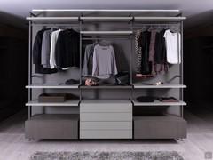 Walk-in closet Betis with drawers