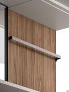 Mocha shine painted metal scarf rod available only for panel cm 95.2