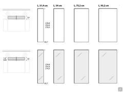 Bliss Player walk-in wardrobe with wall panelling - Linear panel