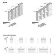 Pacific walk-in wardrobe without doors - Specific measurements