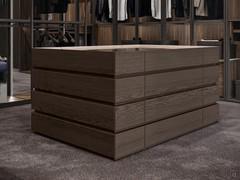 Horizon Lounge center island with drawers in double-sided version