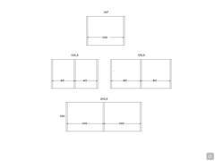 Izar single and double island - modules