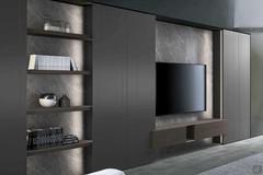 Lounge bespoke modular wall system 