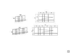 Royal 02 wall system - Opening system for base units and wall units