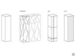 Royal hinged wall unit - Production techniques for the surface