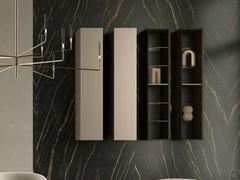 Royal wall panelling in Noir Desir ceramic stone